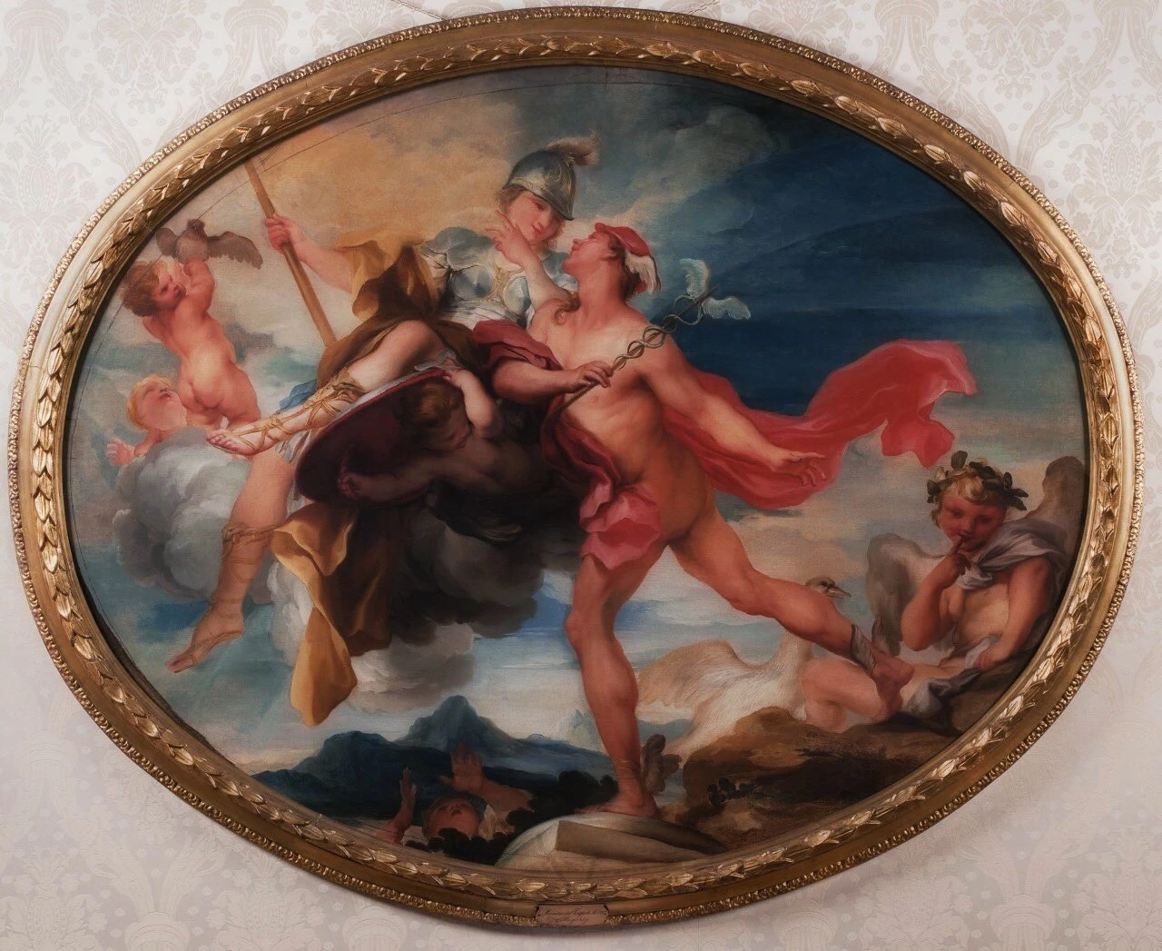 Minerva e Mercurio - Palazzo dal Pozzo della Cisterna, Torino